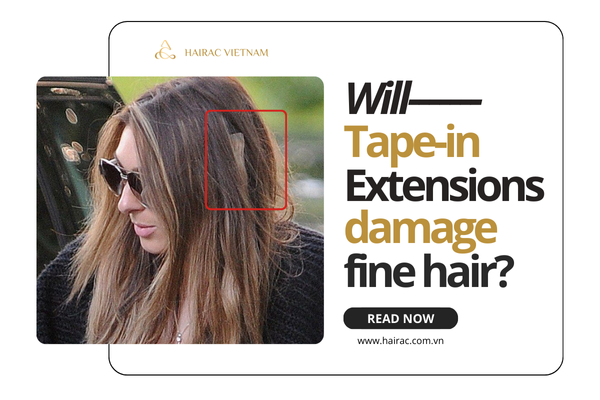 Will tape-in extensions damage fine hair?